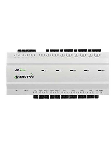 [ZKT065006] ZKTECO INBIO460PRO - Panel de Control de Acceso Avanzado / 4 Puertas / 20 mil Huellas / Push / Green Label / Requiere Licencia