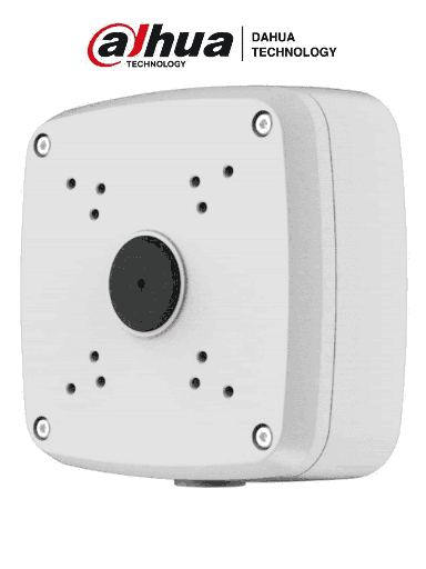 [DAI124005] DAHUA DH-PFA121-V2 - Caja de Conexiones para Exterior/ IP66/ Diseño Estético y Profesional/ Aluminio/ Compatible con Camaras Profesionales: HFW5XXXE-Z/ IPC-HFW3XXXE-Z/ entre otras.
