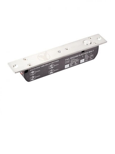 [YLI069021] YLI YB700ALED - Cerradura eléctrica de Perno con indicador led, de uso rudo para control de acceso , cuenta retardo de tiempo de 3,6 y 9 segundos con hasta 2000 Kg de fuerza de sujeción