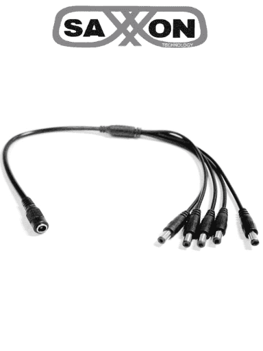 [TVN017008] SAXXON PSUWB08 - Divisor de Energía para 5 Camaras/ 1 Conector Hembra + 5 Conectores Macho/ 2.1 mm/ 