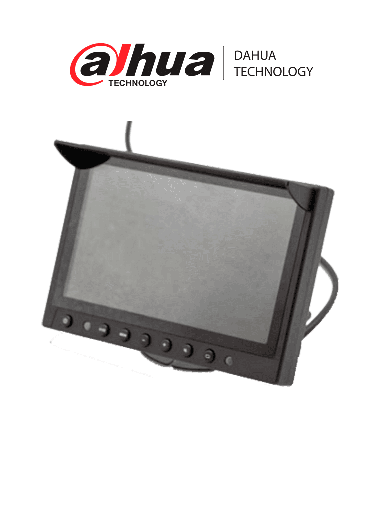 [DAD089006] DAHUA DHI-MLCDF7-E  Monitor Led de 7 Pulgadas Widescreen TFT-LCD/ Especial para DVRs Moviles/ Conector M12/ Brillo de 350 cd/