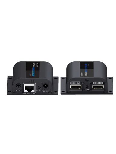 [SXN446002] SAXXON LKV372PRO- Kit extensor de video HDMI/ Resolucion 1080p/ CAT 6/ 6A Cobre / Hasta 50 metros/ Loop HDMI en transmisor/ Transmisor IR/ Plug and play 
