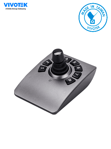 [VIA051002] VIVOTEK AJ-001 - Control de palanca joystick para NVR, PTZ y Software VAST 2, VSS VIVOTEK, 8 teclas, Conector Usb