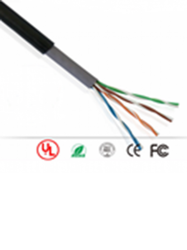 [TVD119048] SAXXON OUTPCAT5ECOPEXT100 - Bobina de 100 Metros de Cable UTP Cat5e 100% Cobre/ Exterior con Doble Forro/ Color Negro/ Ideal para Cableado de Redes de Datos y Video/