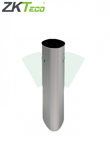 [ZTA449002] ZKTECO FBL5222 - Barrera Peatonal Central / Acero SUS304 y Cristal Templado / Aleta de Acrílico / Carril 60 cm / Exterior Protegido / 30 a 40 Personas X Min / 2 Millones de Ciclos / Incluye Panel INBIO260 PULL y  FR1200 ID