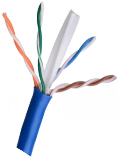 [TVD119142] SAXXON OUTP6CCA305AZ3 - Cable UTP CCA / Categoria 6 / Color azul obscuro / Interior / 305  Mts / Redes / Video / 4 Pares