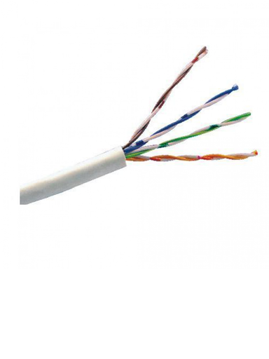 [TVD119148] SAXXON OUTP6CCA305BC - Cable UTP CCA / Categoria 6 / Color blanco / Interior / 305  Mts / Redes / Video / 4 Pares