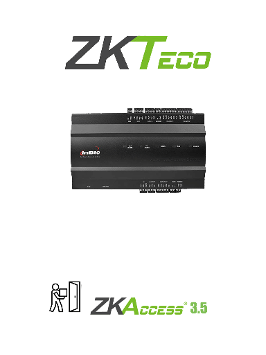 [ZTA065006] ZKTECO INBIO160 - PANEL DE CONTROL DE ACCESO PARA 1 PUERTA / 2 LECTORAS / 3 MIL HUELLAS / PULL SDK
