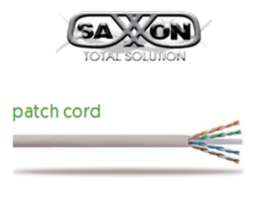 [TCE119029] SAXXON P63UG- Cable patch cord UTP 3 Metros/ CAT 6/ Color gris