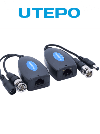 [TVT445033] UTEPO UTP101PVHD12 - Par de Transceptores 4k para Video y Energía/ Con Entradas RJ45/ 4k Hasta 150 Metros con CVI/ 4 y 2 Megapixeles hasta 250 Metros/ 
