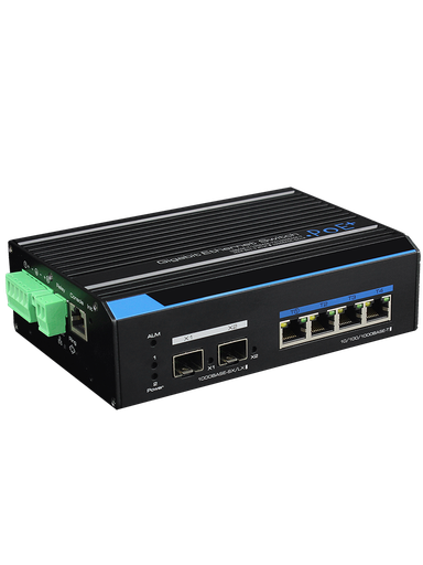 [UGC097006] UTEPO UTP7304GEPOE - Switch industrial  Gigabit  PoE administrable / L2 / 4 Puertos  PoE  Gigabit / 2 Puertos SFP  Gigabit /  802.3af&AT / Fast RING /  PoE 150  Watts / 