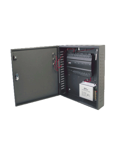 [ZTA065010] ZKTECO INBIO460B - Panel de Control de Acceso Profesional / 4 Puertas / con Gabinete y Fuente incluidos / 3 000 Huellas / PULL / Admite Biometría / Entradas y Salidas Auxiliares para Conexión  de Semáforos o Sirenas