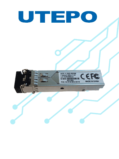 [UGC418007] UTEPO SFP125G550M - Transceptor fibra ÓPTICA SFP multimodo / Conector LC / Velocidad 1250 Mbps / Hasta 550M de CONEXIÓN