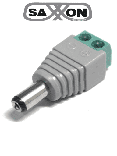 [TVN081014] SAXXON PSUBR12H - Bolsa de 10 Conectores Macho Para Alimentación de Camaras/ Terminales Tipo Tornillo Positivo y Negativo/ Resistente a la Oxidación/