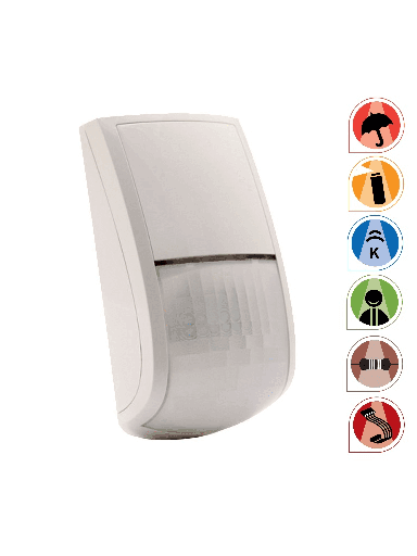 [RSC0180035] RISCO RK515DTBG3 - BWARE DT AM Sensor De Movimiento Doble Tecnología Cableado por BUS Grado 3