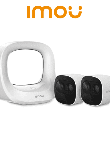 [IMO1340002] IMOU CELLPROKIT2 – 2 Cámaras 100% Libres de Cables +Estación Base/ Batería Recargable/ 2 Megapíxeles/ Audio Dos Vías/ Detector PIR Integrado/ IR de 10 Metros/ Compatible con Alexa y Asistente de Google/ Almacenamiento en Estación Base/ Wifi/