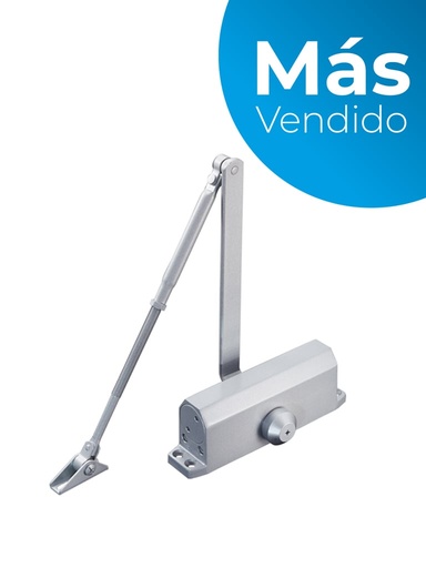 [YLI4740045] YLI YC-83-2  - Brazo cierra puerta automático / Para puertas de 100 kg / Compatible con puertas de madera, vidrio, metal / Velocidad ajustable de cierre / Instalación izquierda o derecha 