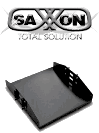 [TCE4400063] SAXXON 70140202- Charola doble cara para rack/ 19 pulgadas (48.26 cm)/ 2 UR/ Soporta hasta 50 KG  