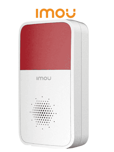 [DHT1190001] IMOU SIREN (ARA10-SW) - Sirena Inalambrica con Estrobo integrado/ 85 dB/ 433 MHz/ Baterias CR123A / #Seguridad