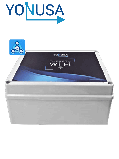 [YON1290001] YONUSA MWFLITE - Modulo Wifi Lite compatible con todos los energizadores Yonusa, Uso con aplicación gratuita Yonusa Plus compatible con sistemas iOS y Android para notificaciones de eventos/ Estándar 802.11 b/g/n/ 1 salida auxiliar