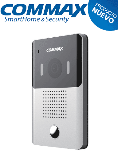 [cmx2170002] COMMAX DRC4Y - Frente de calle compatible con monitores Commax por conexión a 4 hilos, alimentación desde monitor, cuenta con funcion de apertura de puerta, Luz LED, soporta cubierta cmx2260001 
