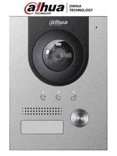 [DHT2220049] DAHUA VTO2202FP-S2 - Frente de Calle para Videoportero IP/ Metálico/ Cámara de 2 Megapíxeles con 160 Grados de Apertura/ Protección IK07/ Exterior IP65/ Visión Nocturna/ PoE/ Indicador de Voz/ Apertura de Chapa/ Solo Alimentación PoE/ #LoNuevo