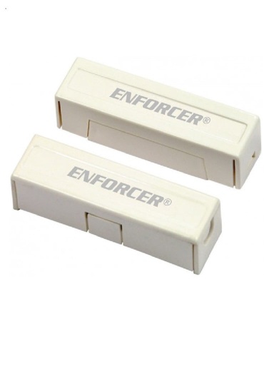 [SEC1180002] Seco-Larm SM433TQW - Contacto magnetico BLANCO de sobreponer 1-1/4" (31mm) Gap Compatible paneles DSC / RISCO / BOSCH  #CER 