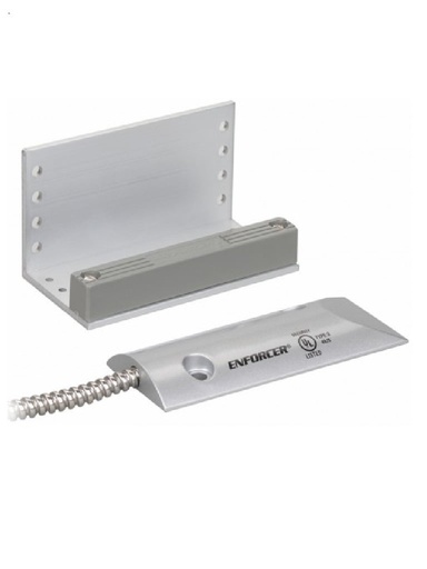 [SEC1180006] Seco-Larm SM226L3Q - Contacto Magnético metálico para cortina con bucle  N.A. y N.C. (overhead) Compatible paneles DSC / RISCO / BOSCH 