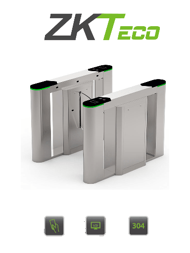 [ZKT0910006] ZKTECO FBL6000PRO - Barrera Peatonal Bidireccional / Acero SUS304 / Aletas de Acrílico / Infrarrojos / Carril 60 cm / 110V / 30 Personas x Min  / 5 millones de Ciclos / Exterior Protegido / No cuenta con Lectores y Panel (PRECIO POR 4 PZ AL 01 MARZO 2024)