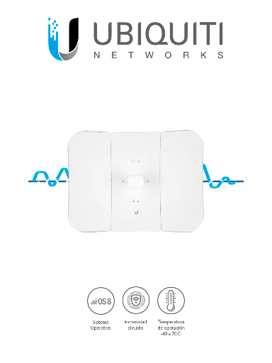 [UBI1680005] UBIQUITI LITEBEAM AC LBE-5AC-LR - Radio con antena integrada Airmax AC GEN2 5.8GHz / Exterior / Antena 26 dBi / 25 dBm / Rendimiento hasta 450 Mbps