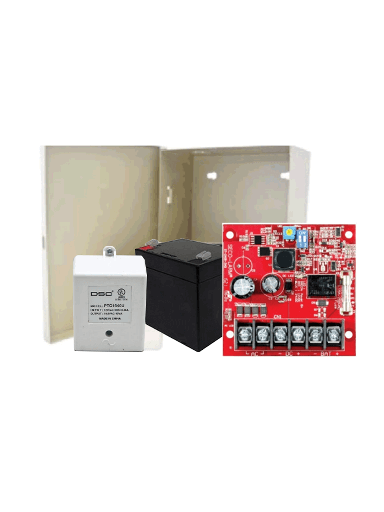[SEC1220004] Seco-Larm Kit Fuente De Poder 1 - Kit De Poder Contiene 1 Fuente De Poder De 1.5 Amp, Bateria De Respaldo, Transformador Y Gabinete 