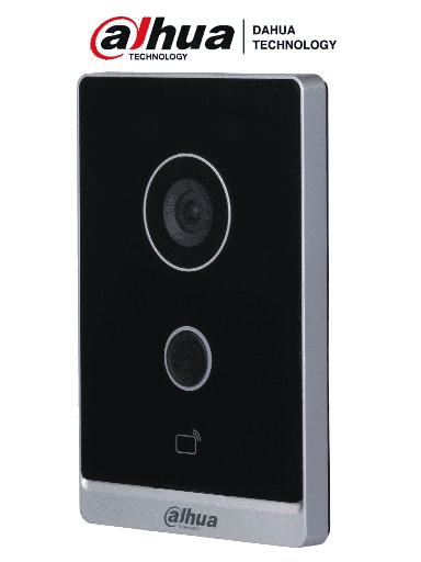 [DHT2220015] DAHUA VTO2211G-WP - Frente de Calle Wifi para Videoportero IP/ Función Independiente/ Diseño Ultradelgado y Estetico/ 2 Megapixeles y 125 Grados de Apertura/ Apertura de Puerta con Tarjeta Mifare, App y Monitor/ IP65/ Poe/ E&S de Alarma/ 