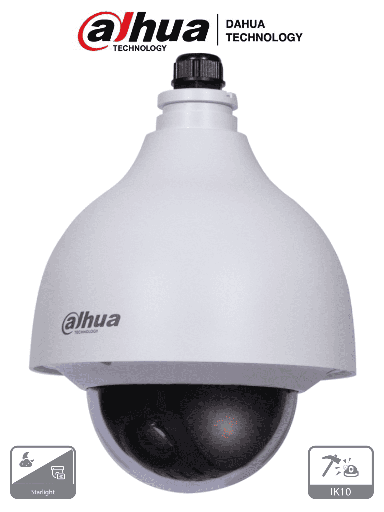 [DHT0330003] DAHUA SD40215N-HC-LA  - Cámara PTZ Antivandalica de 2 Megapixeles/ 15x de Zoom Optico/ Starlight/ WDR Real de 120 dB/ 3D DNR/ IK10/IP67/ 1 Entrada de Audio/ 2&1 E&S de Alarmas/ Soporta Formatos: CVI/TVI/AHD/CVBS
