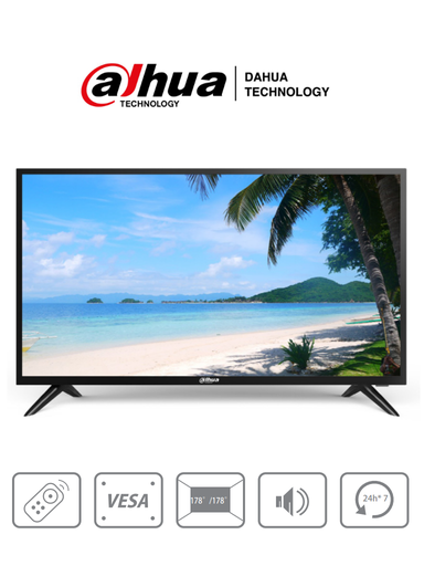 [DHT0520003] DAHUA DHI-LM32-F200 - Pantalla de 32 pulgadas FHD/  Ideal para trabajar 24/7/ Resolución 1920×1080/ 240 cd/2/  Entradas HDMI VGA y USB/ Altavoces/ Control Remoto/ #ProAccesorios