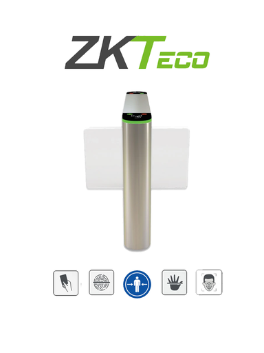 [ZKT0920016] ZKTECO SBTL320 - Barrera Peatonal Central Abatible/ Acero SUS304/ Aletas de Acrílico/ 110V/ Exterior Protegido/ 30 Personas x Min/ 2 millones de Ciclos/ Carril 75 cm/ Infrarrojos/ No cuenta con Lectores y Panel/ (REQUIERE BARRERA SBLT300)