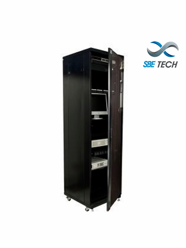 [SBT1580003] SBETECH SBE-GNL42URP600PC - Gabinete de Piso / 42 UR / Puerta de cristal / profundidad 60.0  cm