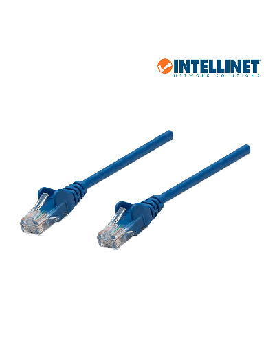 [ITL2840010] INTELLINET 342605 - Cable patch / CAT 6 / 3.0 metros (10.0Ft) / UTP Azul / Patch cord