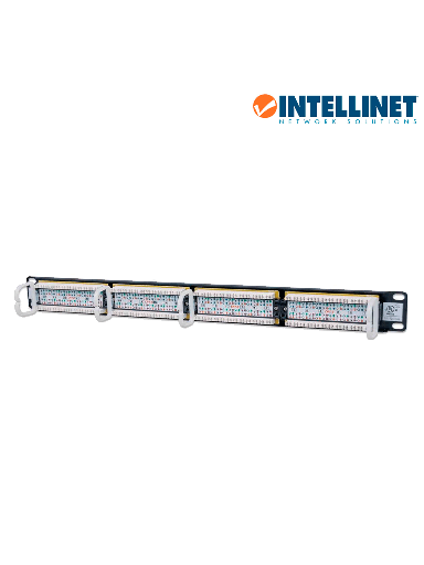 [ITL1620003] INTELLINET 520959 - Panel de Parcheo Cat6 24 puertos, UTP, 1 UR  