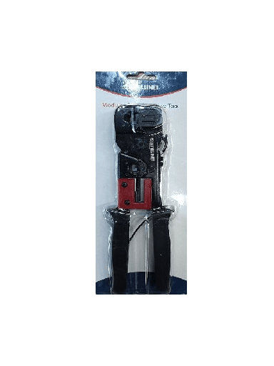 [ITL1600002] INTELLINET 210836 - PINZA P/CRIMPEAR  RJ11-6P4C, 6P2C/RJ11 RJ12-6P6C RJ45-8P8C, 8P6C, 8P4C, 8P2C/ Corta y quita el forro del cable / Fabricada en Acero al carbón / Mango Antiderrapante / 