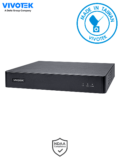 [VIV0180002] VIVOTEK ND9213P - NVR 4 Canales/ 1 Bahia/ 4 puertos PoE FE RJ45 /1 puerto FE RJ45/ 1 puerto HDMI 4K/ 1 puerto VGA/ Ciberseguridad Trend Micro/ Control de Aforo/ Smart VCA Search/ Gestion PoE/ App Vivocloud/ Centralizacion VAST 2/NDAA/ONVIF #DW