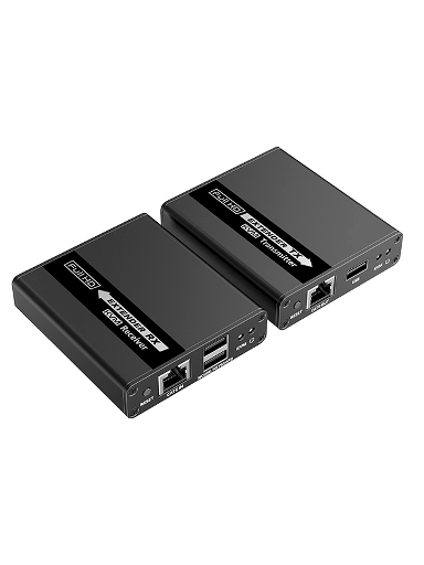 [SXN0570006] SAXXON LKV223KVM - Kit Extensor KVM de Video HDMI y Puerto USB/ Resolución 1080P @ 60 Hz/ HDR/ Hasta 70 metros con Cat6/6A/7/ Cero latencia/ Loop HDMI en Transmisor/ Salida de audio/ Función EDID/ 