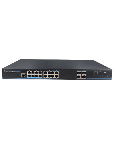 [UGC1850002] Utepo UTP3-GSW1604S-MTP250 - Switch Gigabit PoE/ Administrable Capa 2/ 16 Puertos GE PoE 802.3 af&at/ 4 Puertos SFP/ Presupuesto PoE 230W