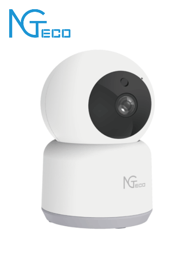 [ZKT0030003] NGTECO NGC2301 - Cámara PT WiFi / 1080p / Distancia IR 5 metros / Detección de movimiento / Movimiento 355° horizontal, 80° vertical / Almacenamiento Local y en la Nube / Control Remoto / Audio Bi-direccional / Funciona con Alexa 