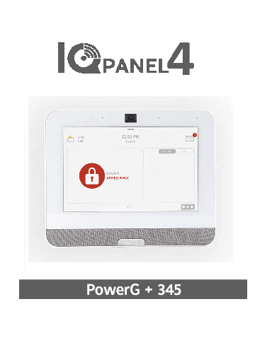[DSC1170071] QOLSYS IQP4006 - Sistema de Alarma IQPanel4 Autocontenido , con Pantalla Tactil de 7", Power G 915 Mhz + Honeywell 345 Mhz. Con 4 Bocinas integradas (4W). Para la plataforma Alarm.com