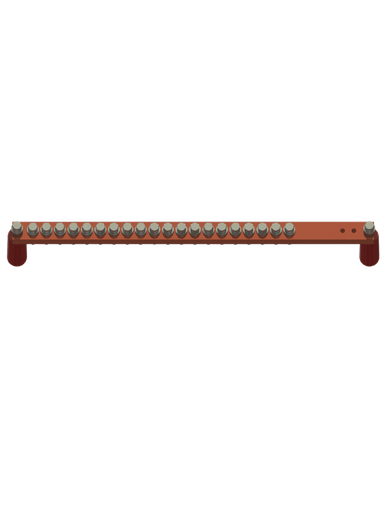 [PAR3230013] PARRES BCU1/4X1X19-INOX Barras de Conexión a Tierra / Diseñadas para concentrar los circuitos eléctricos que posteriormente van a ser puestos a tierra para los sistemas de telecomunicaciones.