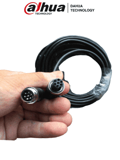 [DHT0390019] DAHUA MC-AF7-AM7-4 - Cable Tipo Aviación de 7 Pines/  4 Metros para extensión de conexión con MD02