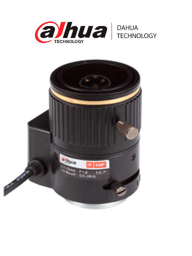 [DHT0480001] DAHUA PFL2712 - Lente varifocal de 6MP 1/2.7” de 2.7-12mm