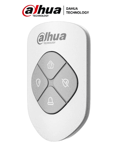 [DHT2480009] DAHUA DHI-ARA24-W2 - Control Remoto Tipo Llavero de 4 Botones / Armado - Desarmado - En Casa - Emergencia / Función de Salto de Frecuencia / Led Indicador de Estado Color Rojo o Verde / #AlarmasDahua