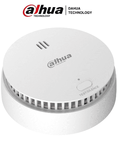 [DHT2480018] DAHUA DHI-HY-SA21A-W2 - Detector de Humo Inalámbrico / Sensor Fotoeléctrico de Doble Cámara / Sirena Interna de 85dB / Función de Prueba y Silenciar / Alarma Visual y Sonora / Indicador Led / #AlarmasDahua
