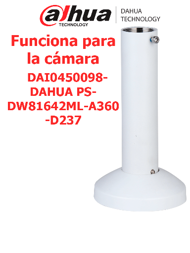 [DHT0430018] DAHUA PFB710C-SG - Adaptador para Montaje en Techo compatible con Camaras PTZ PSDW81642M